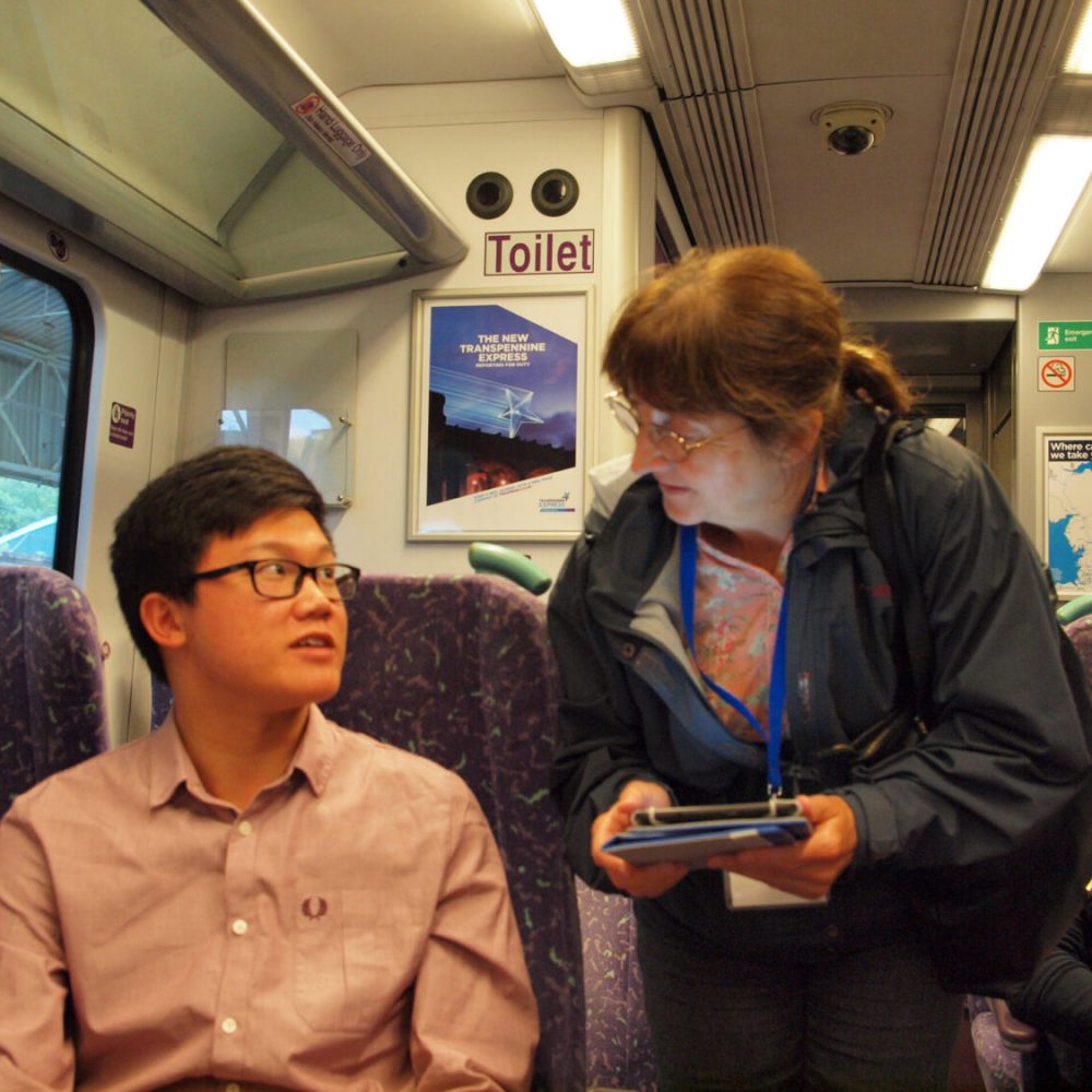 Survey of passengers using the Lakes Line